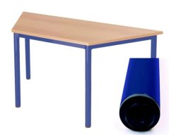 Univerzální stůl pevný lichoběžníkový 160x80 cm