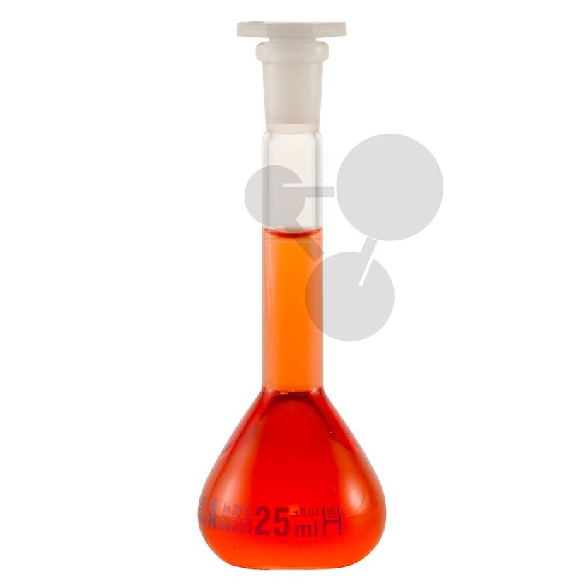 Odměrná baňka se zátkou, BS 3.3, 500 ml