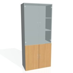 HOBIS Drive Skříň policová s dvířky D 5 80 09-80x185x42 cm