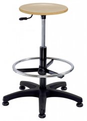 Pracovní židle NORA dřevěný nebo polyuretanový sedák