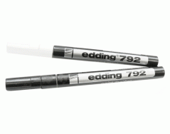 Permanentní popisovač na magnetické pásky Edding 792 bílý