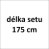 délka setu 175 cm