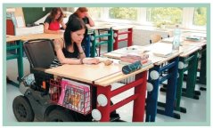 Školní lavice pro tělesně postižené, kód 2383