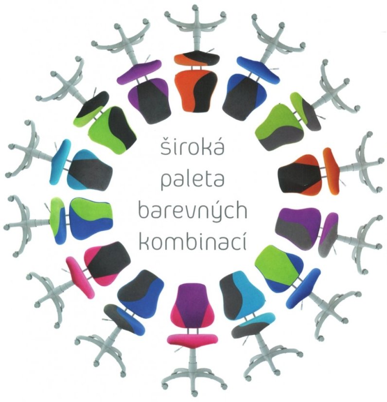 Dětská studentská rostoucí židle Fuxo S-line