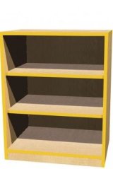 Dětská dřevěná  skříňka  s policemi 0L009