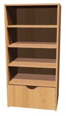 Dětská skříňka  s policemi a zásuvkou bez soklu 0L034