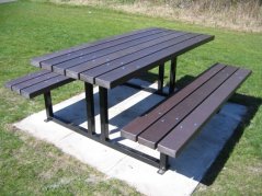 Masivní zahradní set Sun s recyklátem