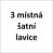 třímístná šatní lavice (76,2x35x35 cm)