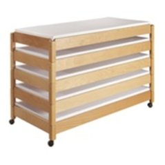 Stohovatelné lůžko 140x60 s kolečky - 21.022.00/K