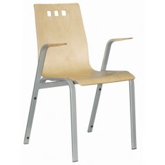 Konferenční židle Berni dřevěná nebo čalouněná