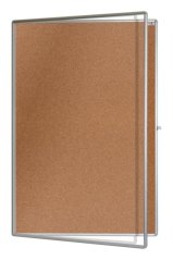 Vitrína nástěnka korková prosklená uzamykatelná 75x100cm