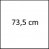 73,5 cm