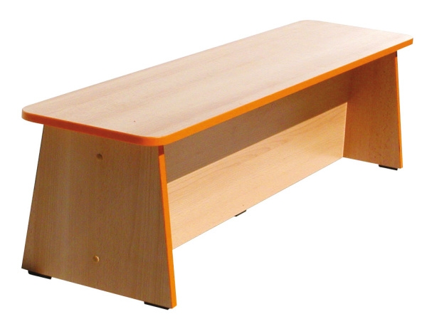 Dětská dřevěná  lavička na sezení 120 cm 0L077