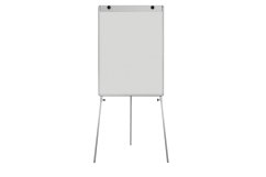 Bílá tabule Manažer K na trojnožce povrch keramický flipchart 75x100 cm