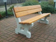 Betonová lavička Klasik