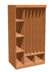 Skříň na lůžkoviny a matrace pro šest dětí (bez dveří) - M21.006.00/140