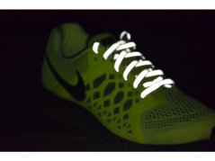 Reflexní tkaničky bílé