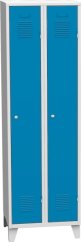 Plechová šatní skříň na nohách dvojdílná  SAN_32_A