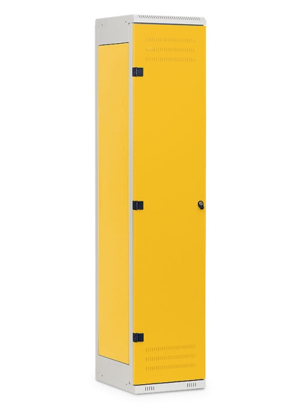 Šatní škříňka 1-dvéřová, 1970 x 420 x 500 mm- kovová