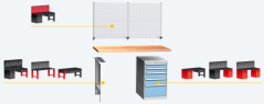 Montovaný pracovní stůl DPS_101