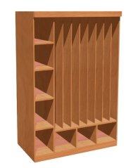 Skříň na lůžkoviny a matrace pro osm dětí (bez dveří) - M21.008.00/140