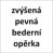 zvýšená pevná bederní opěrka