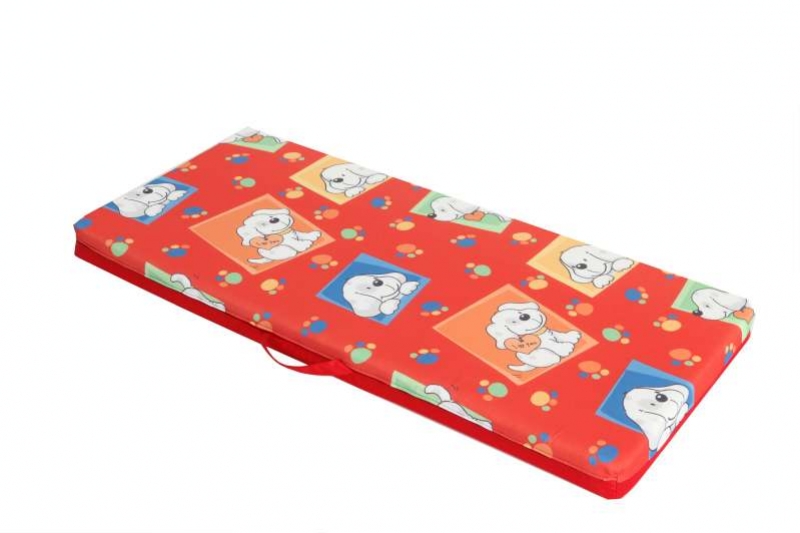 Dětská matrace s motivem 130x60x8 cm N1013 Č, N1014 M