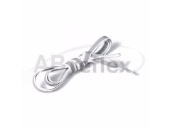 Reflexní tkaničky bílé