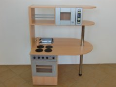 Dětská moderní oboustranná barová kuchyňka 0L360