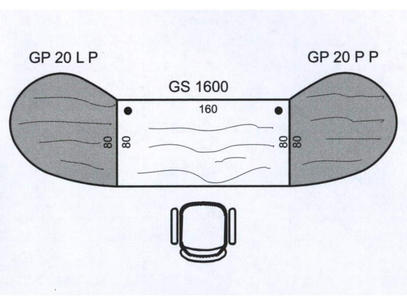 Pracovní stůl Gate GS 1600 160x75,5x80 cm (ŠxVxH)