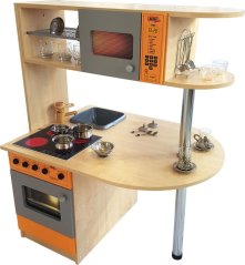 Dětská moderní oboustranná barová kuchyňka 0L360