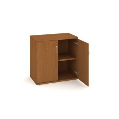 Skříň policová dvéřová S 2 80 01 - 80x76.8×40 cm (ŠxVxH).