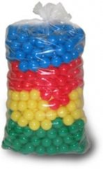 Barevné plastové balónky míčky 6 cm do dětského hracího bazénu dětských koutů 500 ks