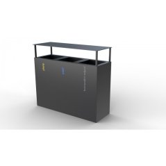 Koš na tříděný odpad STEEL II