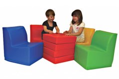 Křeslo Ondra - Koženka - 60x40x60 cm