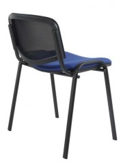 Konferenční židle Taurus NET - síťovaný opěrák a čalouněný sedák
