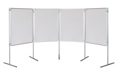 Magnetický paraván tabule s emailovým povrchem 75x100 cm