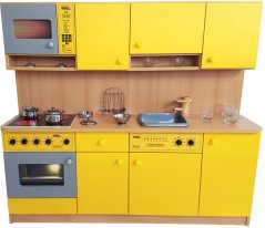Dětská moderní kuchyňka se spotřebiči 0L075