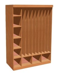 Skříň na lůžkoviny a matrace pro devět dětí (bez dveří) - M21.009.00/140