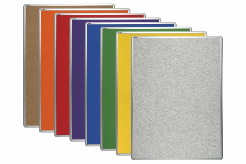 Textilní filcová informační nástěnka 120x90 cm