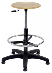 Pracovní židle NORA dřevěný nebo polyuretanový sedák