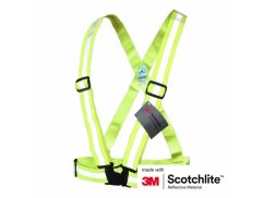 Dětské reflexní elastické kšandy, šle - Cross Belt, žluté
