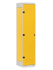 Šatní škříňka 1-dvéřová, 1970 x 420 x 500 mm- kovová