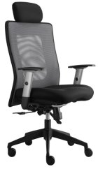 Kancelářská židle LEXA s podhlavníkem