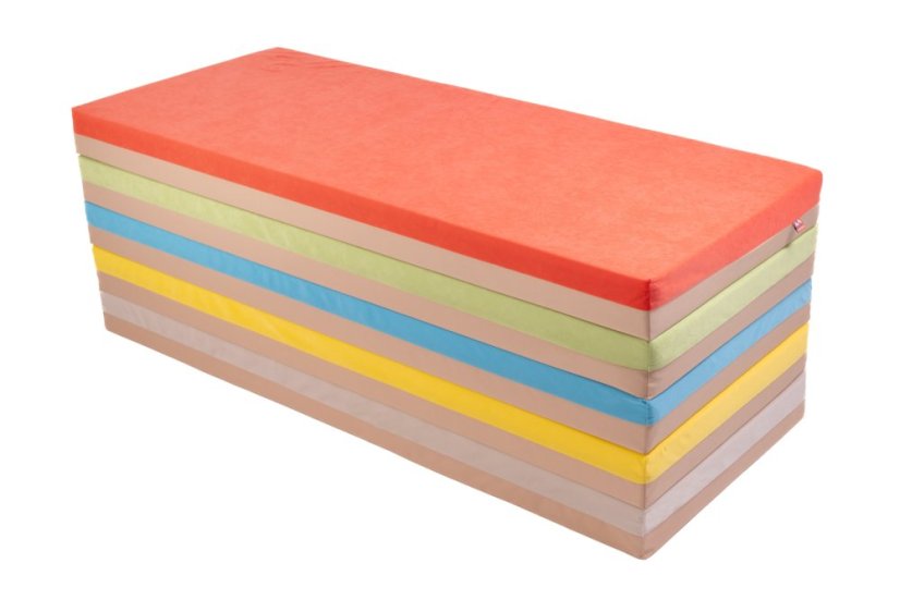 Matrace jednobarevná, tl. 10 cm - 140x60x10 cm