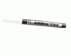 Permanentní popisovač na magnetické pásky Edding 792 bílý