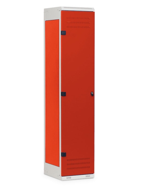 Šatní škříňka 1-dvéřová, 1970 x 420 x 500 mm- kovová