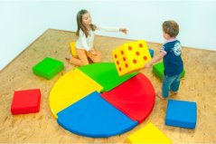 Sedák molitanový - 30x30x10 cm - Koženka