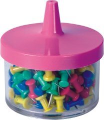 Špendlíky plastové barevná sada 100ks