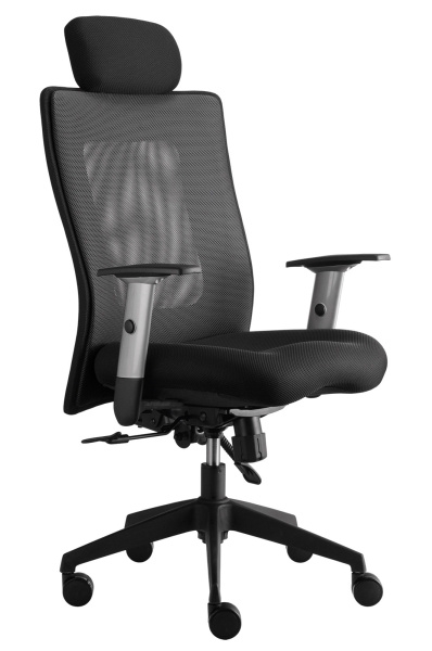 Kancelářská židle LEXA s podhlavníkem